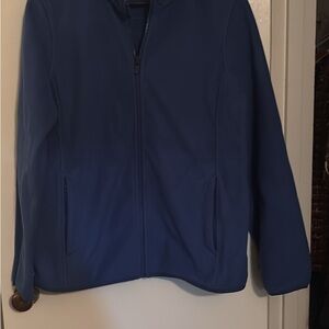 Lands' End Blue Fleece Jacket